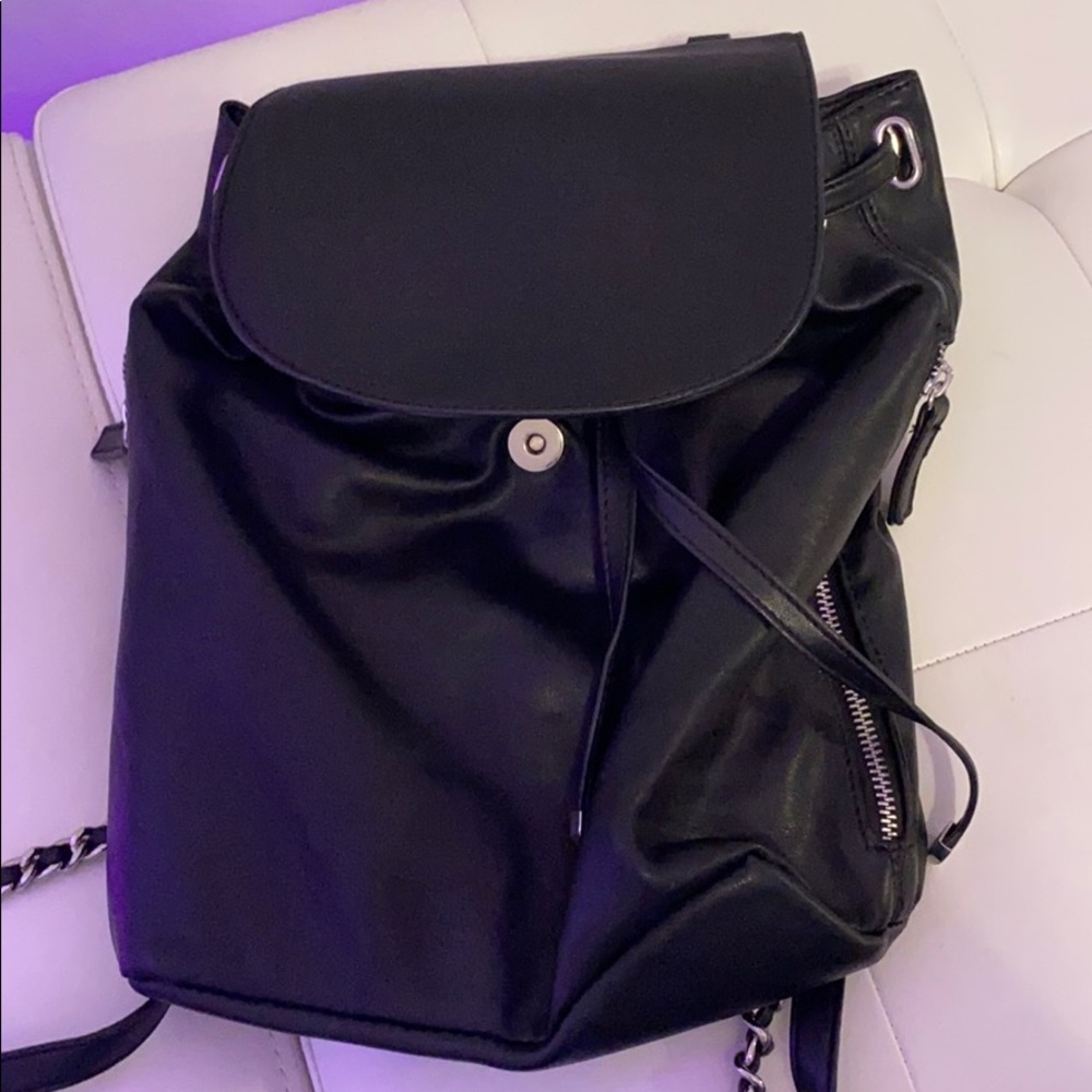 Black small backpack